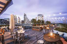 The roof terrace at Pavilion City - 27 Bush Lane, Cannon Green, City of London EC4R 0AA