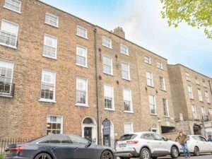 The exterior of the Prosperity Chambers office space at 105 - 108 Baggot Street Lower in Dublin D2