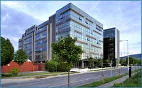 The exterior of the Rockwood Business Centre office property at Sandyford Business Park