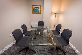 A meeting room at the Sky Business Centres flexible office space in Clontarf in Dublin 3