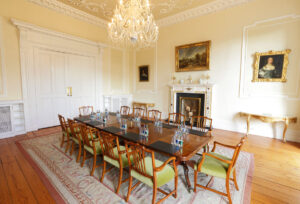 An exceptional boardroom for hire at The Georgian Collection luxury serviced offices on Merrion Square in Dublin D2