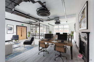 An image of fitted office space for rent at The Langham Estate, 27-28 Great Portland Street, Fitzrovia, London W1W 7NA