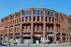 External shot of Via Offices - Halifax House, Bridge Street, Manchester M3 showing frontage to Bridge Street and Deansgate