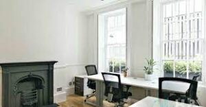 An office available to rent with original fireplace at WorkPad - 6-8 Ganton Street, London W1F 7QW