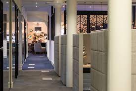 Private offices nd coworking booths at Workplace - 56 Oxford St, Manchester M1 6EU