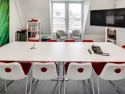 One of the meetings available to hire at eOffice, 11 Hills Place, Soho, London West End, W1F 7SE, UK
