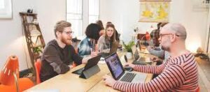 Desk spaces to rent at ARK coworking, Carnegie Street, London, N1 9QW