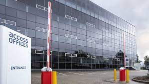 Shot showing the car barrier at the entrance of Access Offices Bracknell - Willoughby Road, Bracknell, RG12 8FB