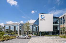 Showing the exterior and car park of Arena Business Centres - 100 Berkshire Place, Winnersh Triangle, RG41 5RD office space property