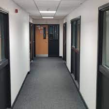 A corridor of private offices to rent at Big Yellow Flexi Offices Macclesfield - Fence Avenue, Macclesfield, SK10 1LT