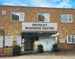 External shot of Bromley Business Centres, 27 Hastings Road, Bromley BR2 8NA from the car park