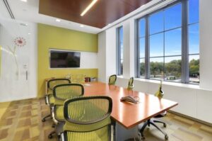 A meeting room to hire at Carr Workplaces - 745 Fifth Avenue, New York, NY 10151 with views over Central Park
