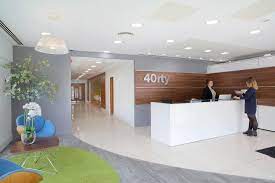 The welcome area at the Chadwick Business Centres, 40RTY, 40 Caversham Road, Reading, RG1 7EB commercial office property