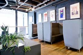 Work booths at Contingent Works Co-Working Space in Bromley