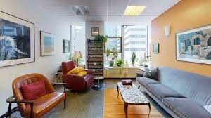 A break-out space at Corporate Suites - 641 Lexington Avenue, New York City, NYC 10022