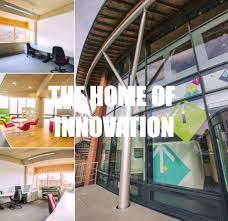 A graphic showing office space and coworking desks at EIC, Telford Innovation Campus, Telford TF2 9FT