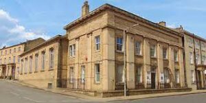 External shot of the Harrison House, 10 Harrison Road, Halifax, HX1 2AF commercial office space property