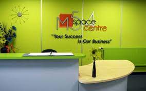 The reception area for the offices to rent at M54 Space Centre, Halesfield 8, Telford TF7 4QN