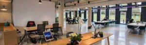 Co-working desk space at Mantle Space - The Bradfield Centre Cambridge Science Park, CB4 0GA