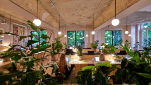 Co-working desk spaces for hire at Market Peckham