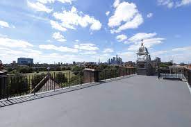 The roof terrace at Oxford House, Derbyshire Street, Bethnal Green, London E2 6HG 