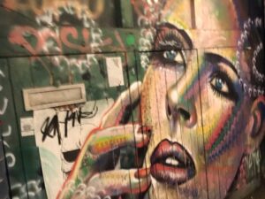 Artwork on the exterior of Portland House, Floodgate Street, Birmingham, WMD B5 5SL