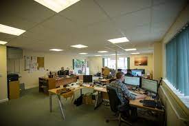 An example of an office for rent at Riverside Business Park in Conwy