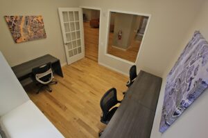 A private flexible office for lease at Select Office Suites in FiDi
