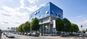 View from the street of the Sirius - Roentgenstrasse 7-9, 60388 Frankfurt am Main office space property