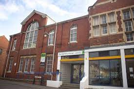 The front elevation of the Spaceworks, The Old Schoolhouse, Salisbury Street, Bristol BS5 9UD office property