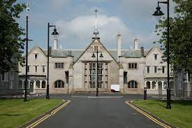 The approach to the Management Centre and car park