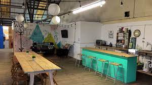 Co-working desks for rent at The Sustainable Studio in Cardiff