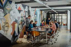 Coworking desk spaces to rent at Tribe Porty in Edinburgh
