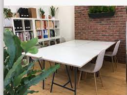 A coworking area at Urban Desk Space - 25 Backfields Lane, St Paul's, Bristol BS2 8QW
