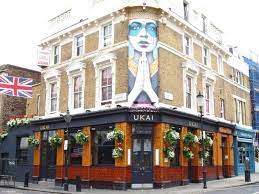 An external shot of the VITAXO Portobello Road - 240 Portobello Road, London W11 1LL office property above the UKAI public house