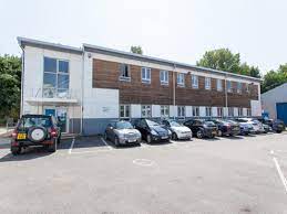 External shot of the Wenta, Colne Way, Watford, Hertfordshire, WD24 7ND office space property and car park