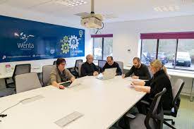 A meeting room that can be hired at Wenta, Cranbourne Road, Potters Bar, Hertfordshire, EN6 3DQ