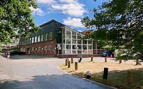 External shot of Willow Walk Business Centre, 8 Willow Walk, Orpington BR6 7AA from the car park showing trees in close proximity