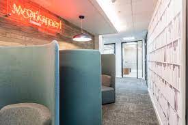 Coworking pods at Worksmart, 6 Garden Place, Victoria Street, Altrincham, WA14 1ET