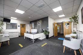 The reception area of the coWorkz The Liverpool Film Studios - 105 Boundary Street, Liverpool, Merseyside, L5 9YJ office space building