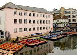 Exterior shot of ideaSpace City - 3 Laundress Lane, Cambridge CB2 1SD showing the River Cam alongside it