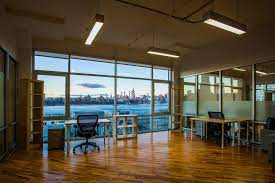 The view from the office rental at Green Desk 240 Kent Avenue, Brooklyn, NY 11249