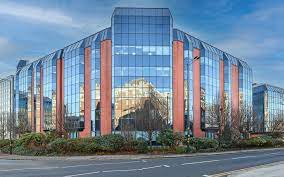 External shot of Regus - Apex House, Calthorpe Road, Birmingham B15 1TR showing its reflective facade 