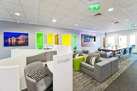 Coworking desks at privacy work pods at Regus - Fleming House, Fort Kinnaird Retail Park, Edinburgh EH15 3RD