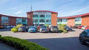 External shot of Regus - Watling Court, Orbital Plaza, Cannock, West Midlands WS11 0EL office building with car parking