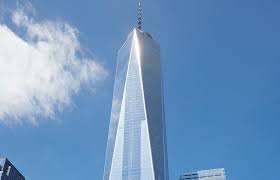 External shot of the Servcorp One World Trade Center NYC office property on a sunny day