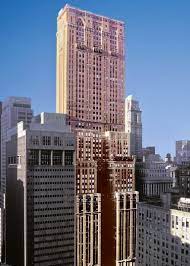 Exterior view of Stark Office Suites - One Grand Central Place, New York, NY on a sunny day