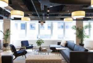 A break-out space at the Studio - 300 Park Ave, New York, NY 10022 office space property