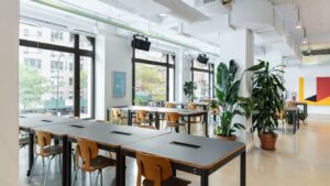 Coworking desk rentals at WeWork - 154 West 14th Street, New York, NY 10011
