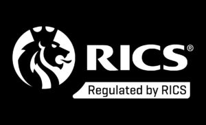Logo stating that The Office Providers is a flexible office space broker that is Regulated by the Royal Institution of Chartered Surveyors (RICS)